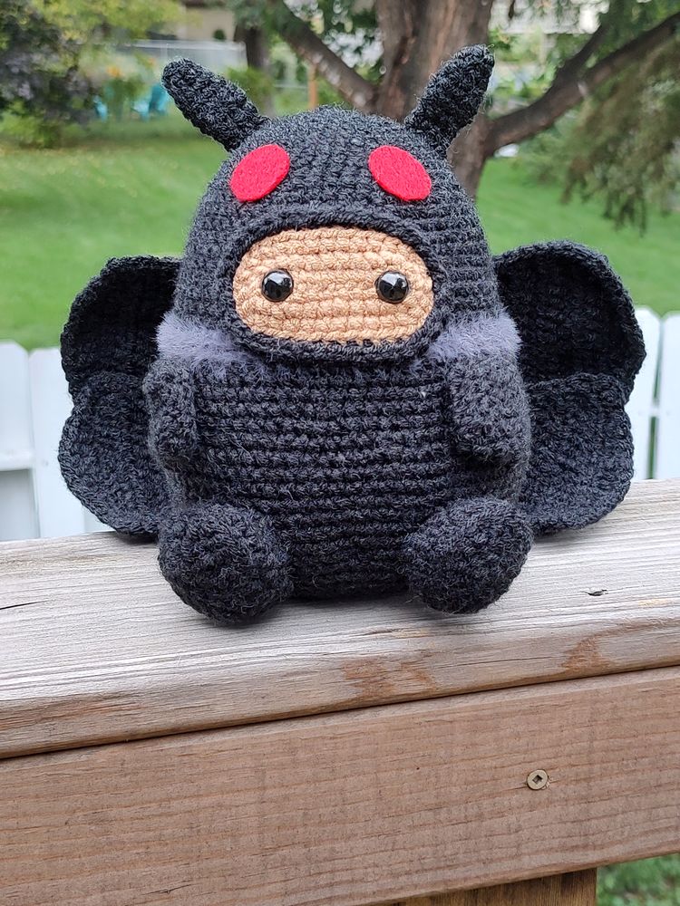 Potato Mothman (Large) crochet pattern